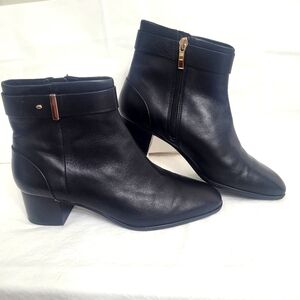 Brand-new Black Leather Boots, Size 7